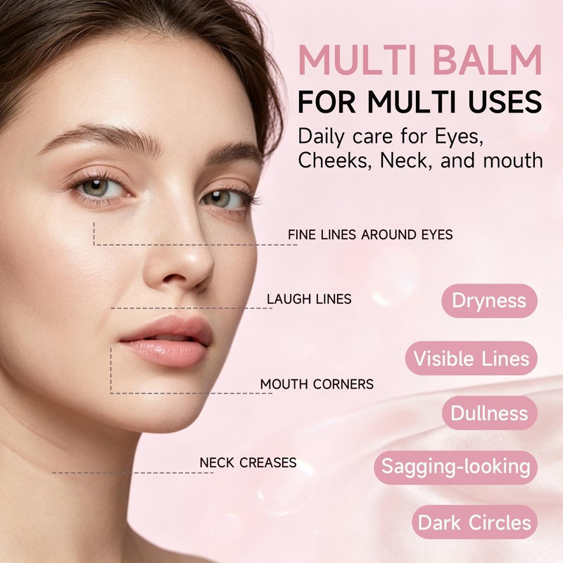 PDRN Pink Collagen Volume Multi Balm Stick 2 Pack, Hydrating