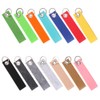 AstarFavor Pack of 28 Felt Key Fobs, Blank Key Ring