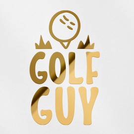 ANGDEST CLUB Decal Stickers of Golf Guy (Metallic Gold) (Set of 2) Premium Waterproof Vinyl Decal Stickers for Laptop Smartphone Car Dirt Bike Wall Room Mason Jar Bathtub Door - BICVER1c33881GOW19Y24