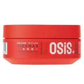 Osis Schwarzkopf - OSiS+ Flexwax Cera En Crema Ultra Fuerte 85gr para Todo Tipo de Estilos, No Graso, Protección Térmica, Textura Suave