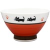 Hasami kurawa? Bowl Cat Dog, Red, 505569