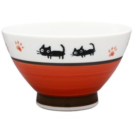 Hasami kurawa? Bowl Cat Dog, Red, 505569