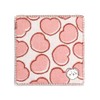 Chiikawa Heart Towel Handkerchief, Pink, Pile 41-1170080, Approx. 9.8 x