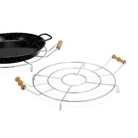 Garcima 30240 Paella Pan Holder, 40 cm, Stainless Steel Silver