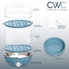 COOK WITH COLOR 350W Electric Double Layer Egg Cooker -
