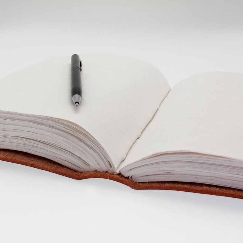 Penny Farthing Leather Journal | 13.5cm x 18.5cm | Handmade,