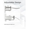 Charger Lock to Outlet, ILIVABLE Adjustable Metal Outlet Lock, Firmly