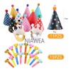 Pack de Sombreros y Silbatos para Fiesta de Cumpleaños, 26
