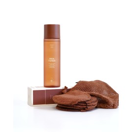 SWEET JULY SKIN Reusable Face Rounds - 100% Cotton, Reusable, Toner & Exfoliant, includes Washable Bag Laundry and Storage, Soft, Absorbent (Pack of 7)