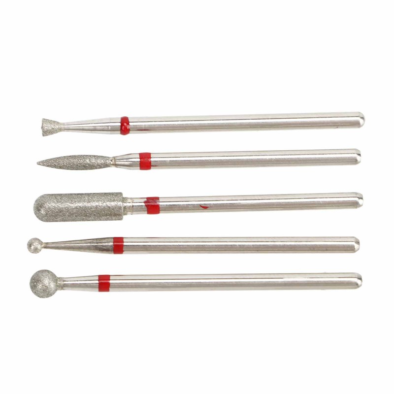5 Type Nail Art Manicure Drill Bits Nail Drill Bits
