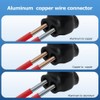 MAKERELE 3-Pack 3/0 Insulated Multi-Cable Connectors, 3/0-6AWG Compact and Durable