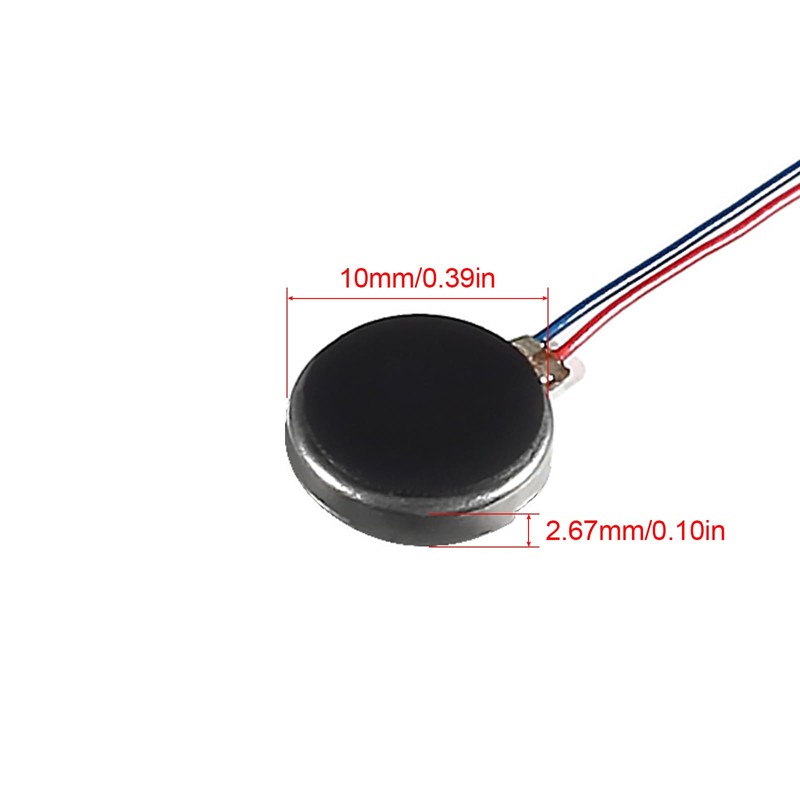 DIANN 10pcs Mini Vibration Motors (10x2mm)