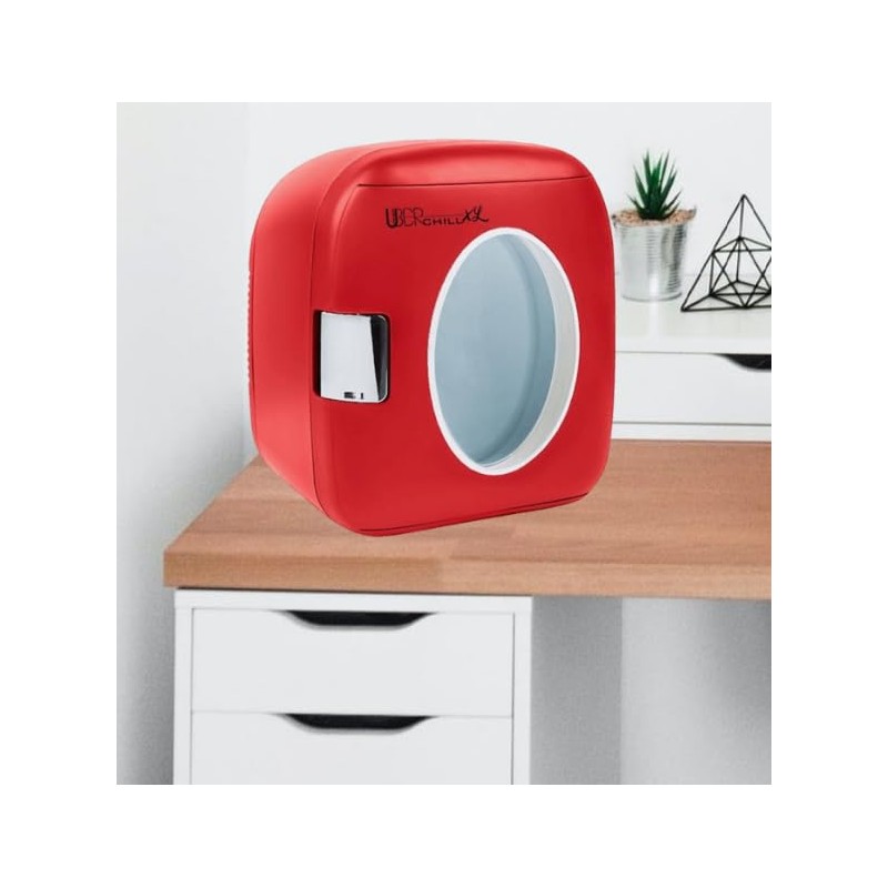 Uber Appliance UB-XL1-RED Mini Fridge, 9L