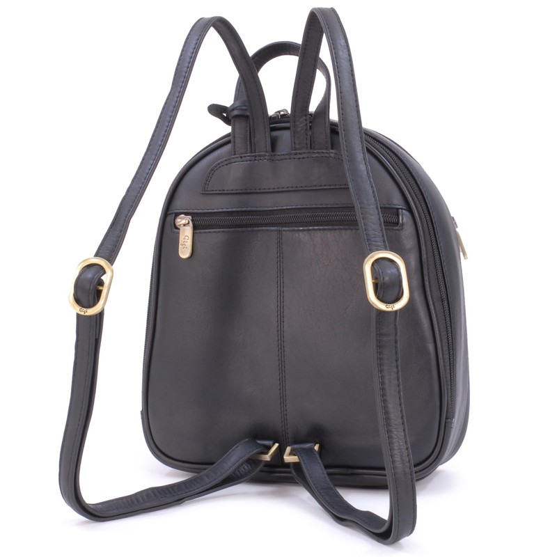 Gigi - Small Leather Fashion Backpack For Women - Rucksack