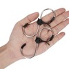 JUSTBOKU S-Shaped Hook, No Falling, Stainless Steel, Rust Free, S