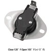 BoyoTec Thermostat Switch for Fireplace Blower Fan, Temp Sensor for
