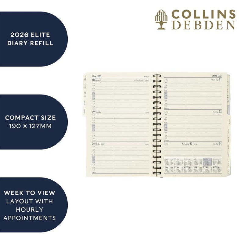 Collins - Elite - Compact 2026 12 Month Calendar Year