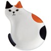 DECOLE: "HAPPY CAT DAY" CHOPSTICK REST PLATE (Calico)
