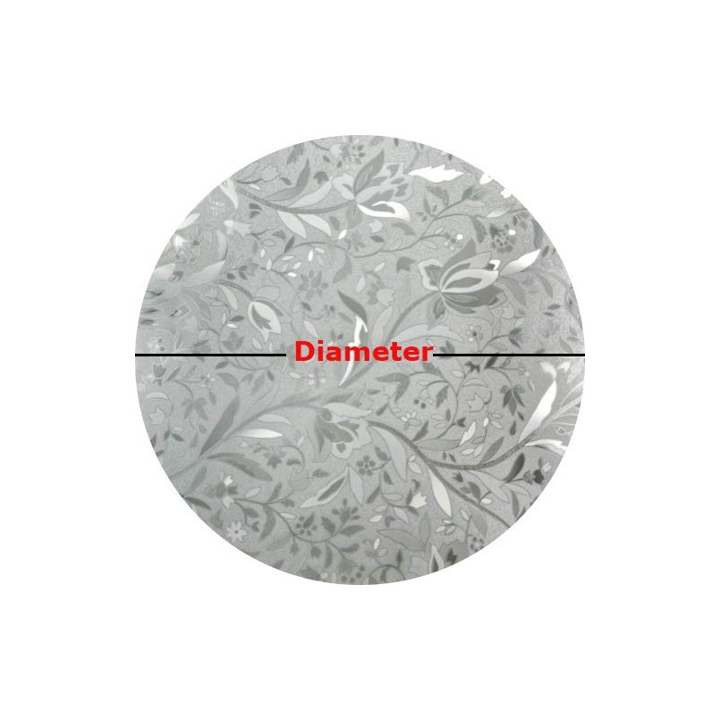 Autotech Park Precut Circle Window Film, Floral Series 5 Design,
