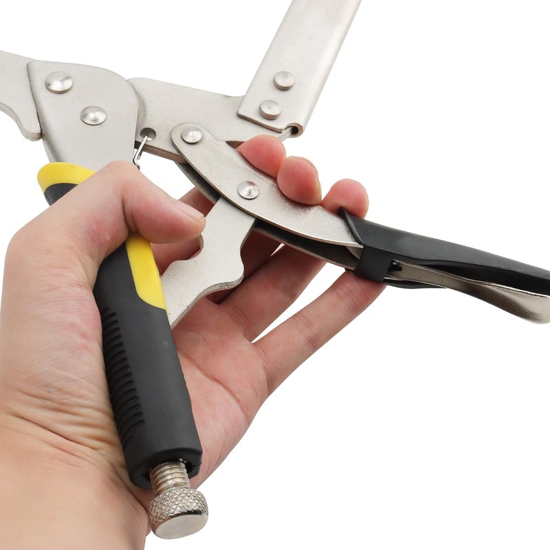 HEIHAK 3 Packs 18 Inch Large C Clamp Locking Pliers