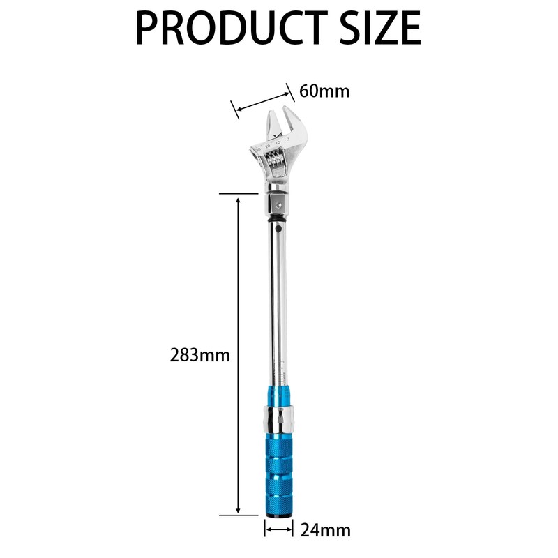 FTGear Adjustable Torque Wrench, 10-60 N.m Torque Wrench with 30mm