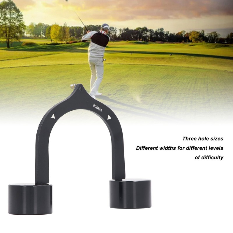3PCS Golf Putting Gates Aluminum Alloy 3 Different Size Portable