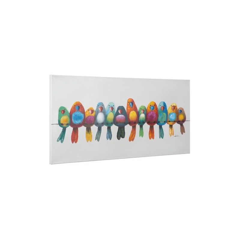 Yosemite Home Decor ARTAC0436C Birds on A Wire I Multi,