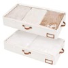 Closiq Under Bed Storage Bag Foldable – Clear Window with