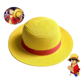 Shuang.W One Piece Luffy Straw Hat Anime Dress Up Gorra La