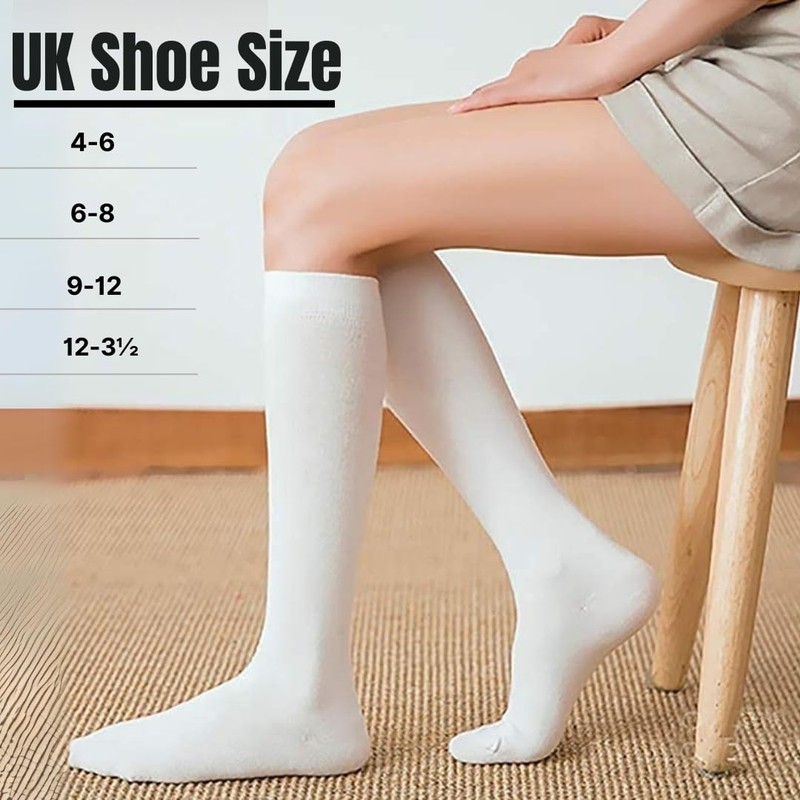 FNA Fashions® Childrens Back 2 School 3 Pairs Knee High