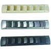 White Water Marine Boat Plastic 7-Slotted Louvered Ventilator (58829B - Black)