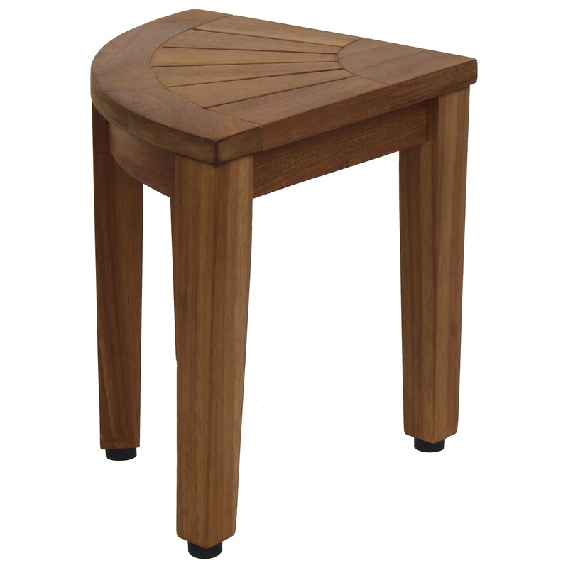 AquaTeak 12" Kai OptiAREA Corner Teak Shaving & Washing Foot