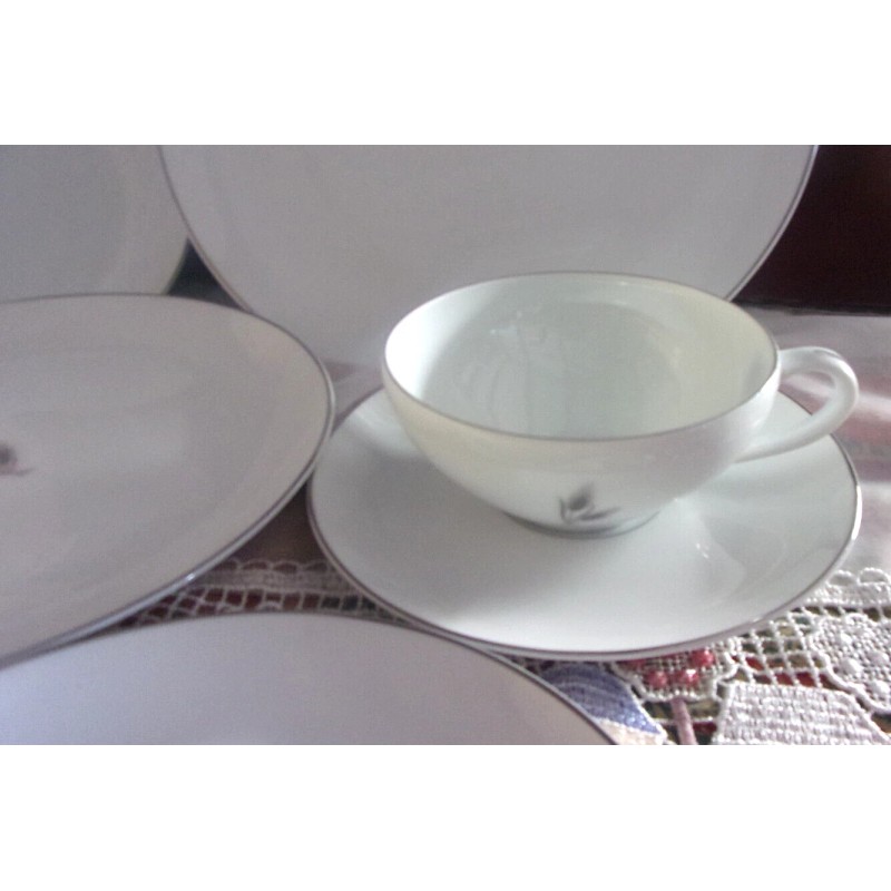 Fukagawa Arita Hand-Painted China- Japan # 928 -7 Pc PLACE