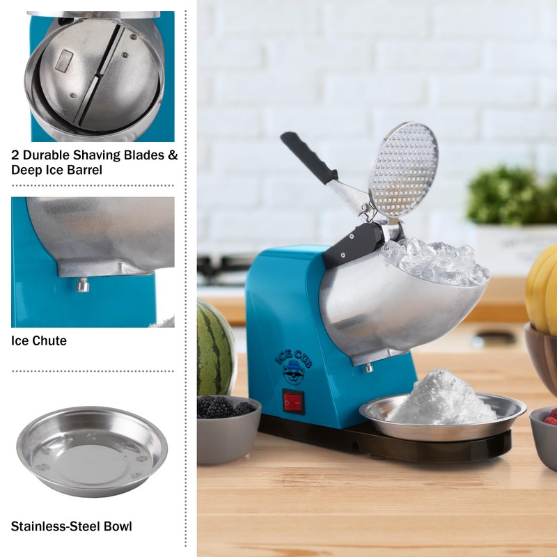 Snow Cone Machine - Ice Shaver with Powerful 170W Motor