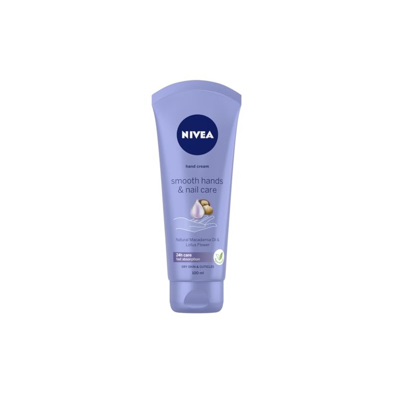 NIVEA Hand Cream Smooth Hands and Nail Protection 100 ml