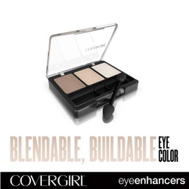 COVERGIRL Eye Enhancers Eyeshadow Kit, Café Au Lait, 3 Colors