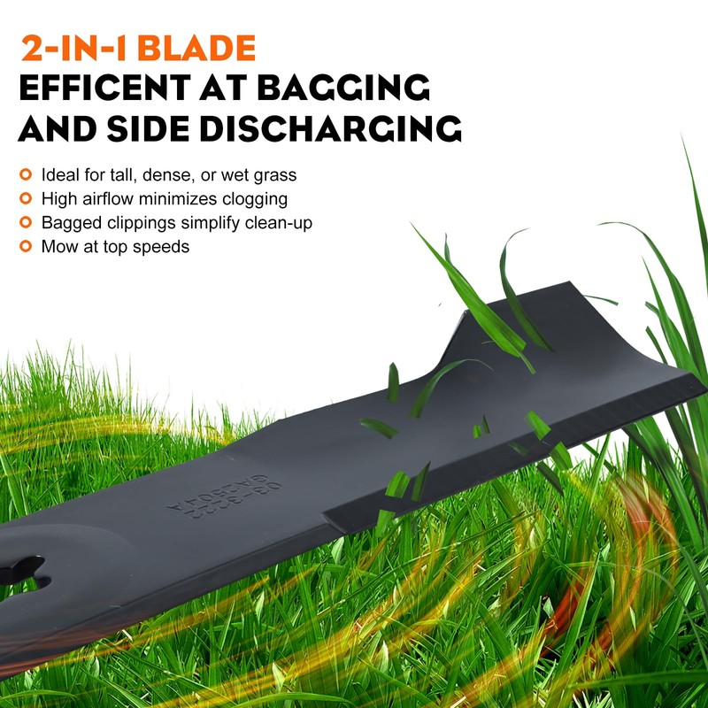 Hipa 532180054 48 Inch Mower Blades for Husqvarna Z248F YTH24V48
