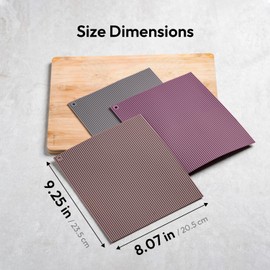 carrotez Silicone Sushi Rolling Mat, Kimbap Roller, Sushi Roller for Beginners, Non-stick Kimbap Rolling Mat, Dishwasher Safe, Kimbap Roller - Brown