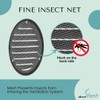 Ø 100mm / 4 inch Anthracite Metal Ventilation Grille with