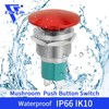 10 Amp 19mm Momentary Push Button Switch Red Mushroom Head