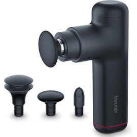 Beurer MG 79 Massage Gun Sensitive, Compact Massage Gun with 3 Attachments, Gentle Trigger Point Massage for Sensitive Body Areas, Handy Muscle Massager with 3 Intensity Levels