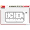 Miniart MIN35390 1:35-Allied Mine Detection Equipment Scale Model kit, Unpainted