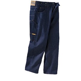 Prison Blues Men's Work Jeans (7 Pocket) with Suspender Buttons - Rigid Blue 31 x 29