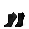 HUE Women's Massaging Liner Sock 6-Pack, Multi-Black/White/Heather Grey, One Size