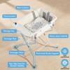 DZMDIP Baby Bathtub with Stand,Collapsible Infant Bath Tub