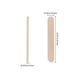 KEILEOHO 1000 PCS 2.5 inch Mini Wooden Lolly Sticks, 65x10mm Small Wood Popsicle Lollipop Sticks, Ice Cream Sticks Craft Sticks for Crafts, Arts, DIY, Decoration