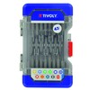 TIVOLY 11501570044 Set of 43 Long Screwdriver Bits, Not Concerned