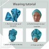 JRZXTWL Nigerian Luxury Headtie, African Headtie WomenWrap Turban Cap Auto