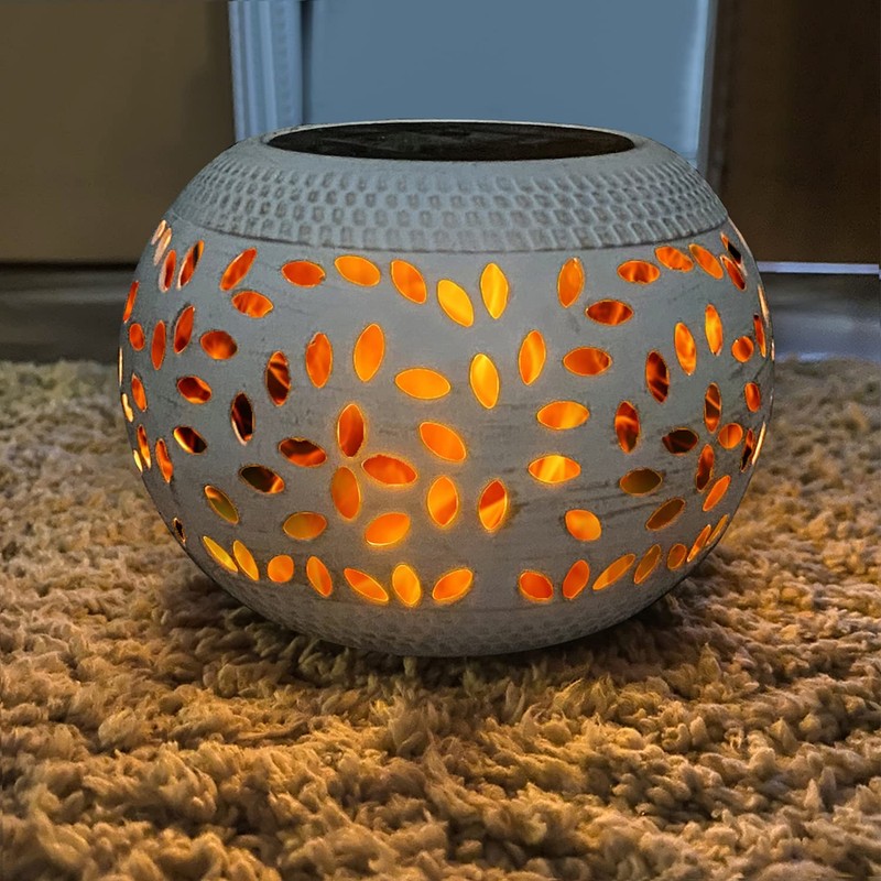 Solar Table Lights Outdoor Waterproof - Dancing Flickering Flame Lamp