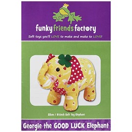 Funky Friends Factory Georgie The Good Luck Elephant Pattern